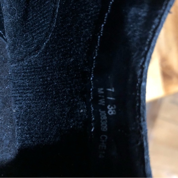 Black Bolo Brand Leather Shoes size 7 or 38.  Like New - Picture 5 of 5